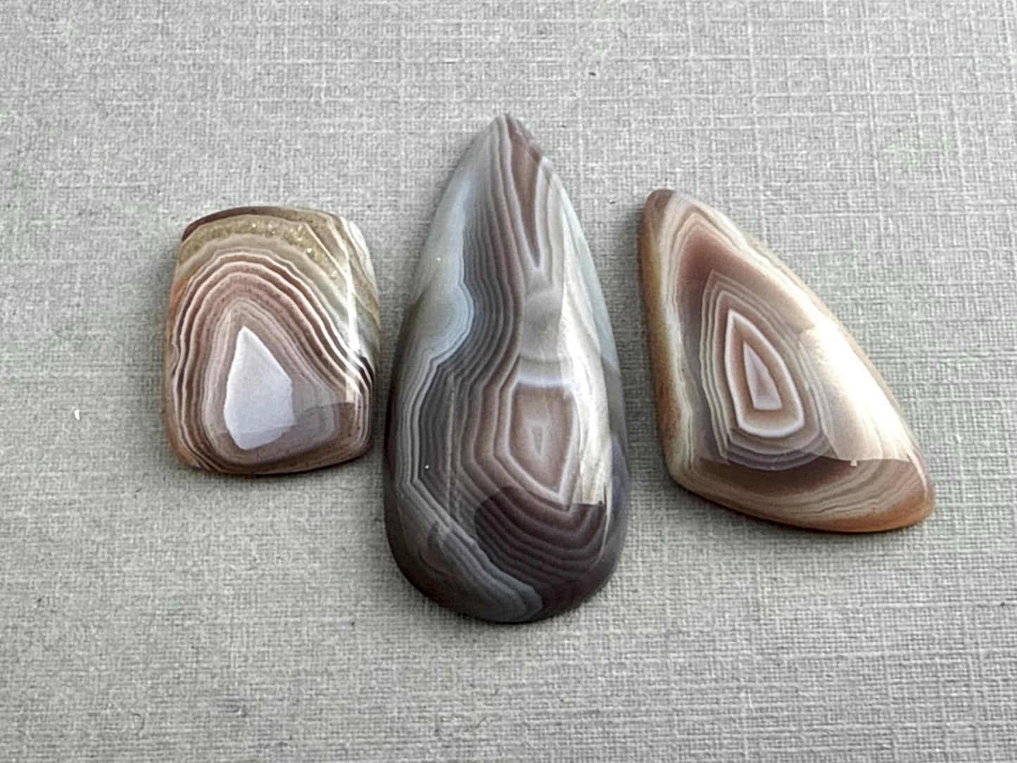 Timor Agate Lot | Large Natural Loose Cabochon Gemstones from Indonesia | AG314 - Gem Enthusiast