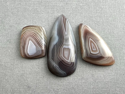 Timor Agate Lot | Large Natural Loose Cabochon Gemstones from Indonesia | AG314 - Gem Enthusiast