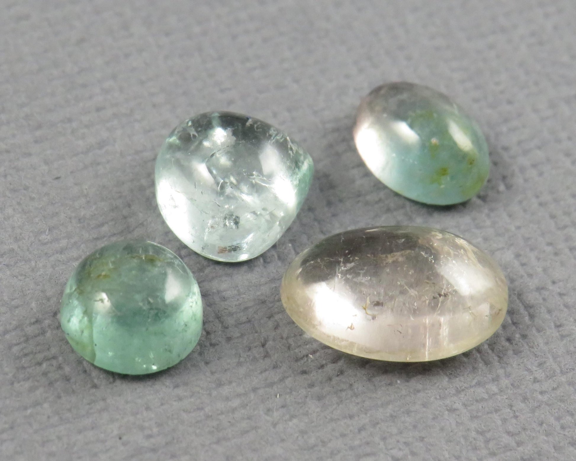 Tourmaline Cabochons | 6ct | 4 - Stone Lot | TO558 - Gem Enthusiast
