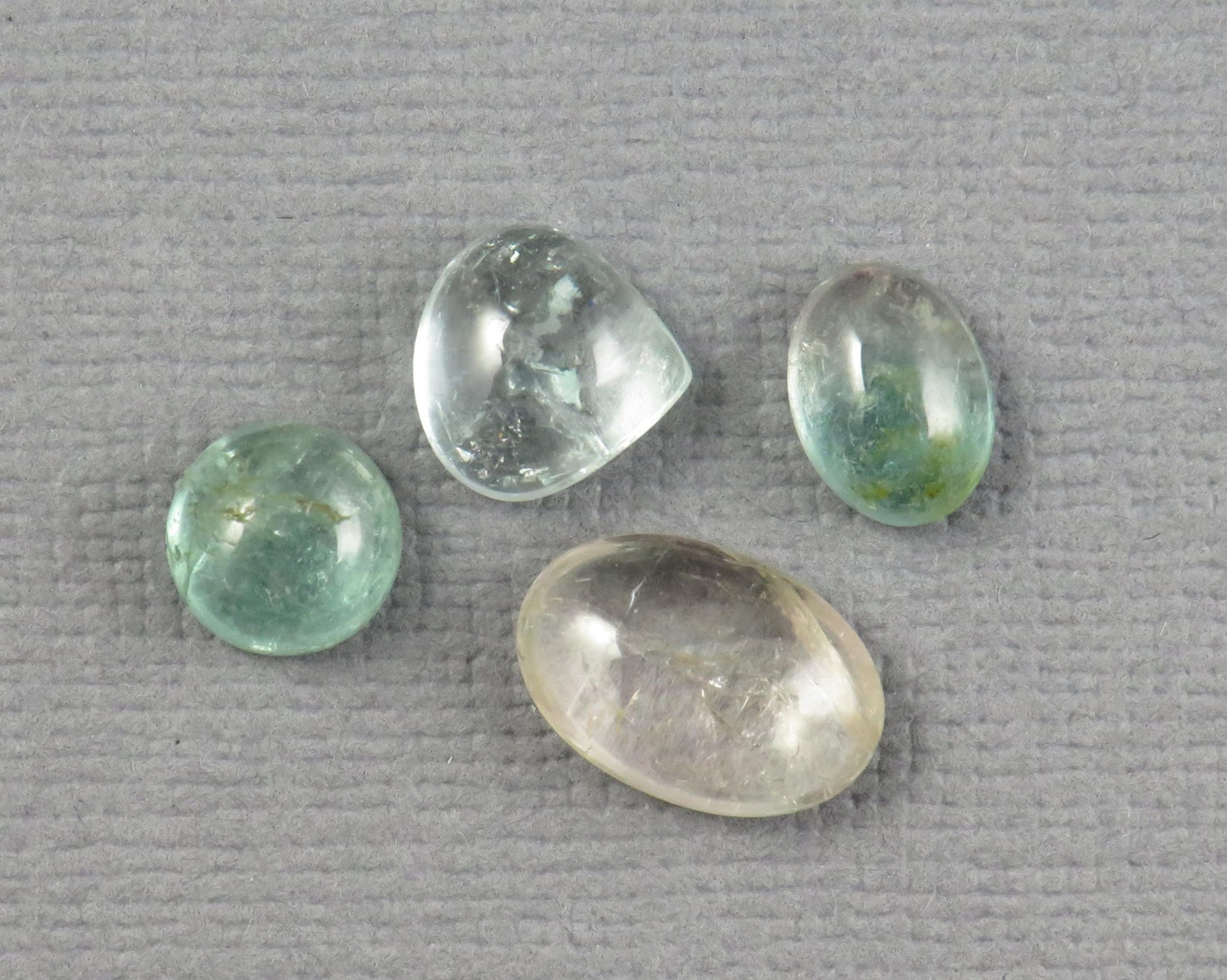Tourmaline Cabochons | 6ct | 4 - Stone Lot | TO558 - Gem Enthusiast