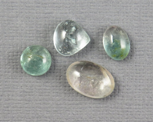 Tourmaline Cabochons | 6ct | 4 - Stone Lot | TO558 - Gem Enthusiast