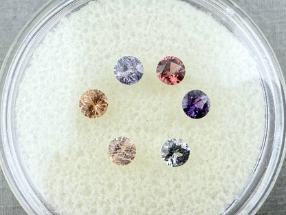 Umba Sapphire Faceted Lot | Top Quality 3mm Natural Gemstones | .75 carat | SF133 - Gem Enthusiast