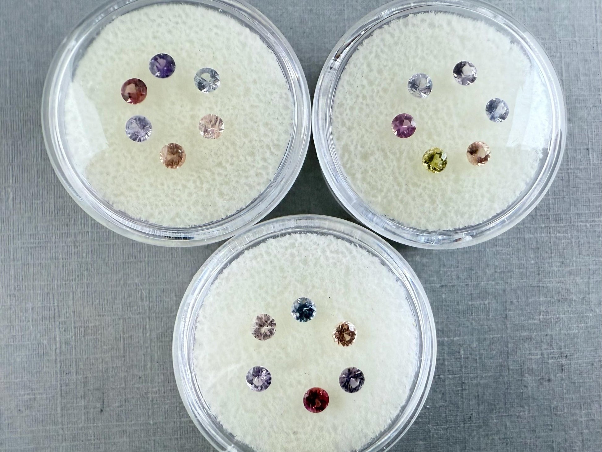 Umba Sapphire Faceted Lot | Top Quality 3mm Natural Gemstones | .75 carat | SF133 - Gem Enthusiast