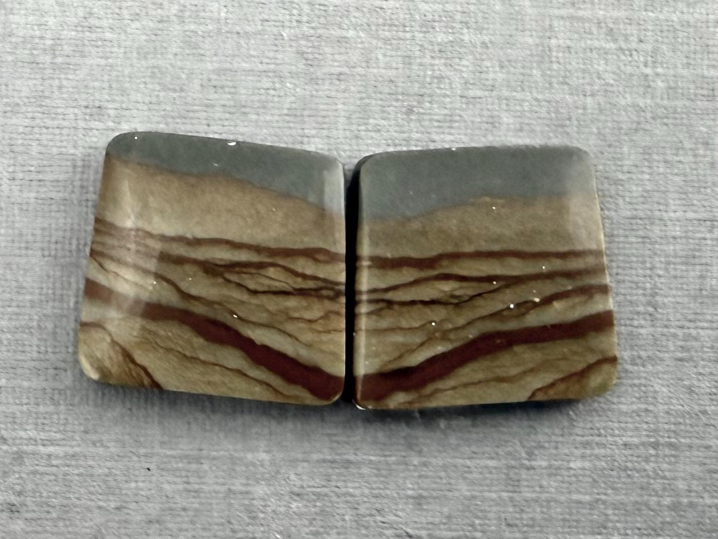 Wild Horse Canyon Jasper Pairs | Mined in USA | JS339 - Gem Enthusiast