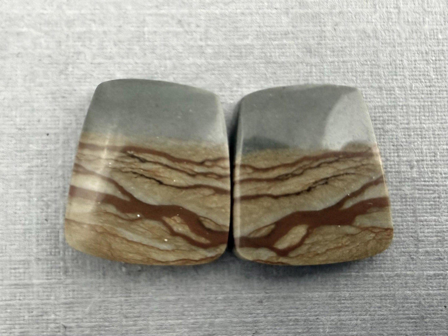 Wild Horse Canyon Jasper Pairs | Mined in USA | JS339 - Gem Enthusiast