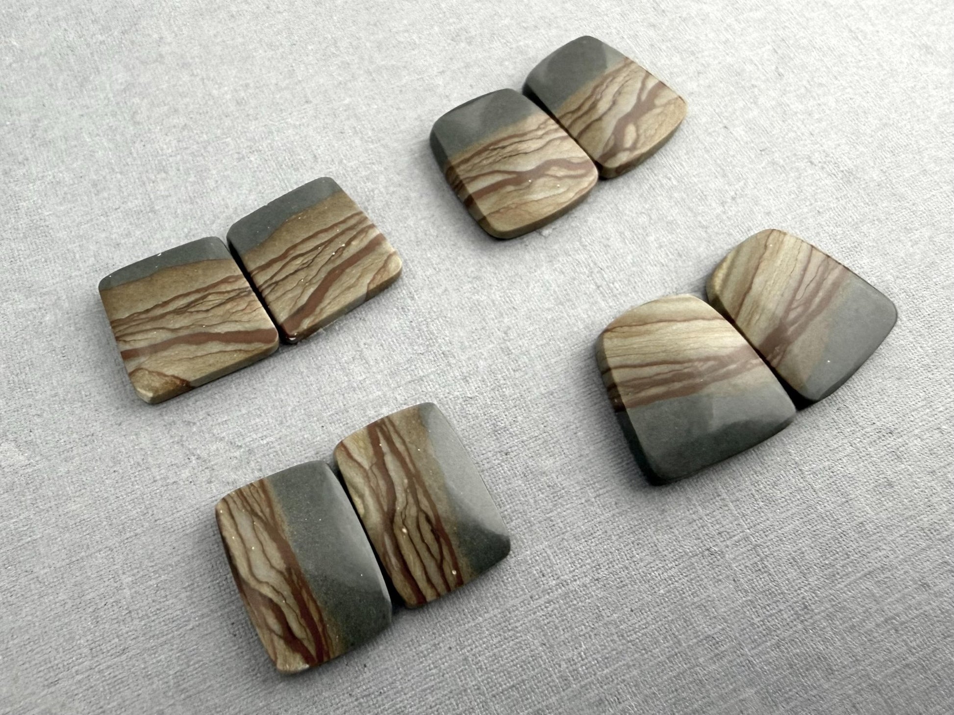Wild Horse Canyon Jasper Pairs | Mined in USA | JS339 - Gem Enthusiast
